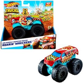 Mattel Hot Wheels Monster Trucks Svietiaci a hlučný vrak