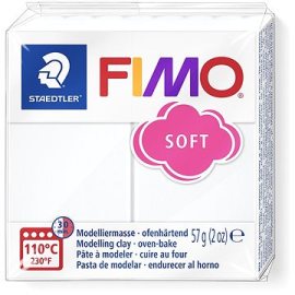 Fimo Soft 8020 56g biela