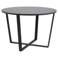Jedálenský stôl Arden 110x110x75 cm (čierna) - cena, srovnání