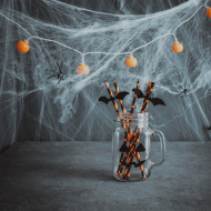 Malatec Halloweenska výzdoba Pavučina s pavúkmi - cena, srovnání