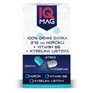 Naturprodukt IQ MAG Horčík + B6 + kyselina listová 60tbl - cena, srovnání