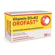Axonia OROFAST Vitamin D3 + K2 30tbl - cena, srovnání