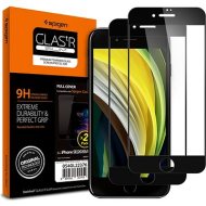Spigen Glass FC 2 Pack Black iPhone SE 2022/SE 2020/8/7 - cena, srovnání