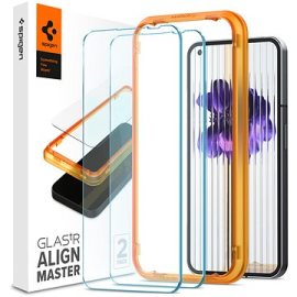 Spigen Glass AlignMaster 2 Pack Clear Nothing Phone
