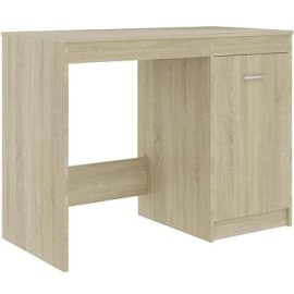 Shumee Písací stôl dub sonoma 100 x 50 x 76 cm