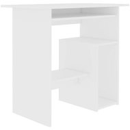 Shumee Písací stôl biely 80 x 45 x 74 cm drevotrieska - cena, srovnání
