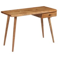 Shumee Písací stôl z masívneho akáciového dreva 110 x 50 x 76 cm - cena, srovnání