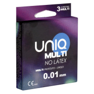 Uni-Q Multi Unisex No Latex 0.01mm 3ks - cena, srovnání