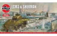 Airfix VINTAGE military A03301V - LCM3 & Sherman Tank - cena, srovnání