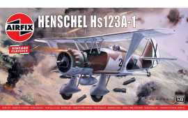 Airfix Classic Kit VINTAGE letadlo A02051V - Henschel Hs123A-1
