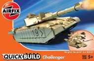 Airfix Quick Build tank J6010 - Challenger Tank - cena, srovnání
