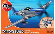 Airfix Quick Build letadlo J6046 - D-Day P-51D Mustang - cena, srovnání