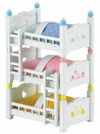 Sylvanian Family Nábytok - poschodová posteľ pre trojčatá