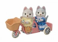 Sylvanian Family Tandemový bicykel pre Husky súrodencov - cena, srovnání