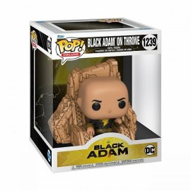 Funko POP Deluxe: Black Adam- Black Adam on Throne