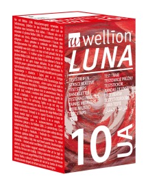 Wellion LUNA testovacie prúžky kyselina močová 10ks