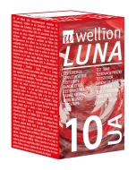 Wellion LUNA testovacie prúžky kyselina močová 10ks - cena, srovnání