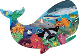 Mudpuppy Puzzle tvarované Oceánsky život 300