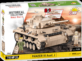 Cobi 2562 II WW Panzer III Ausf J, 2 v 1