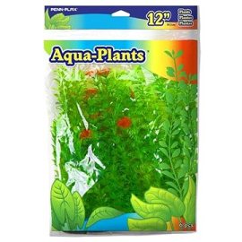 Penn Plax Umelé rastliny zelené 30,5 cm sada 6 ks