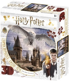Clementoni 3D puzzle Harry Potter-Bradavice a Hedwig 300 ks