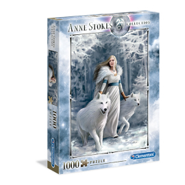 Clementoni Puzzle Anne Stokes 1000 Zimní strážcovia