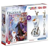 Clementoni Puzzle 104 3D Ľadové kráľovstvo - cena, srovnání