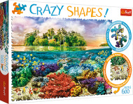 Trefl Puzzle 600 Crazy Shapes - Tropický ostrov - cena, srovnání