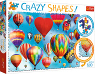 Trefl Puzzle 600 Crazy Shapes - Farebné balóny - cena, srovnání