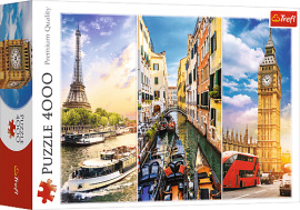 Trefl Puzzle 4000 Výlet okolo Európy