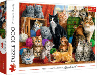Trefl Puzzle 1000 - Stretnutie mačiek - cena, srovnání