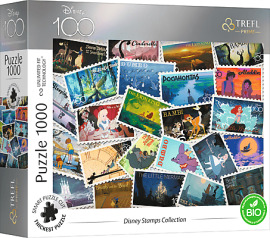 Trefl Puzzle 1000 UFT - Zbierka známok Disney / Disney