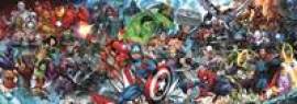 Trefl Panoramatické puzzle 1000 - Marvel Universe