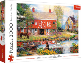 Trefl Puzzle 2000 - Život na vidieku