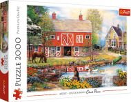 Trefl Puzzle 2000 - Život na vidieku - cena, srovnání
