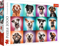 Trefl Puzzle 2000 - Zábavné psie portréty II - cena, srovnání