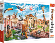 Trefl Puzzle 1000 Funny Cities - Divoký Rím - cena, srovnání