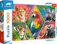 Trefl Puzzle 1000 - Exotické zvieratá - cena, srovnání