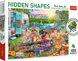 Trefl Puzzle 1000 Hidden Shapes -Výlet karavanom