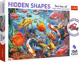 Trefl Puzzle 1000 Hidden Shapes - Život pod vodou