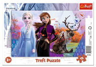 Trefl Puzzle Zázračný svet Anny a Elsy 15ks - cena, srovnání