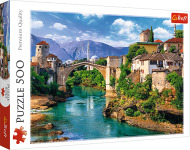 Trefl Puzzle 500 - Starý most v Mostare, Bosna a Hercegovina - cena, srovnání