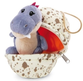 Nici Plyš Dino baby dievčatko vo vajci 13cm