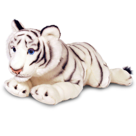 Sparkys Plyš Keel Tiger biely 100cm