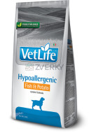 Vet Life Dog Hypoallergenic Fish & Potatoes 12kg - cena, srovnání