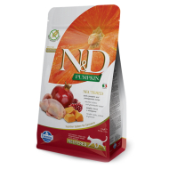 N&D GF Pumpkin CAT NEUTERED Quail & Pomegranate 1,5kg - cena, srovnání