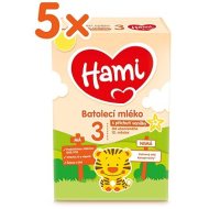 Nutricia Hami 12+ batoľacie mlieko s vanilkovou príchuťou 5x600g - cena, srovnání