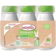 Babybio Croissance 3 Bio 6x250ml - cena, srovnání