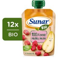 Hero Sunar BIO ovocná kapsička hruška, malina 12x100g - cena, srovnání