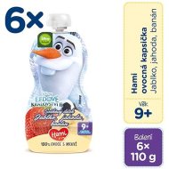 Nutricia Hami Disney Frozen Olaf - Jablko, Jahoda, Banán 6x110g - cena, srovnání